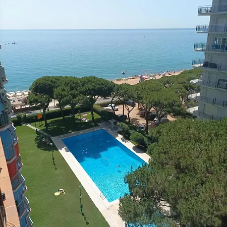 Bright With Two Balconies And A Seaside Pool Apartment Blanes